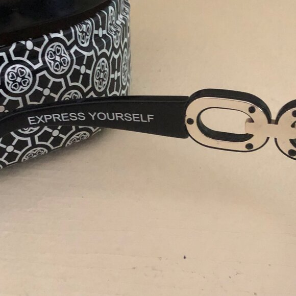 BRIGHTON Sunglasses Express Yourself Black & Silver - Picture 6 of 11